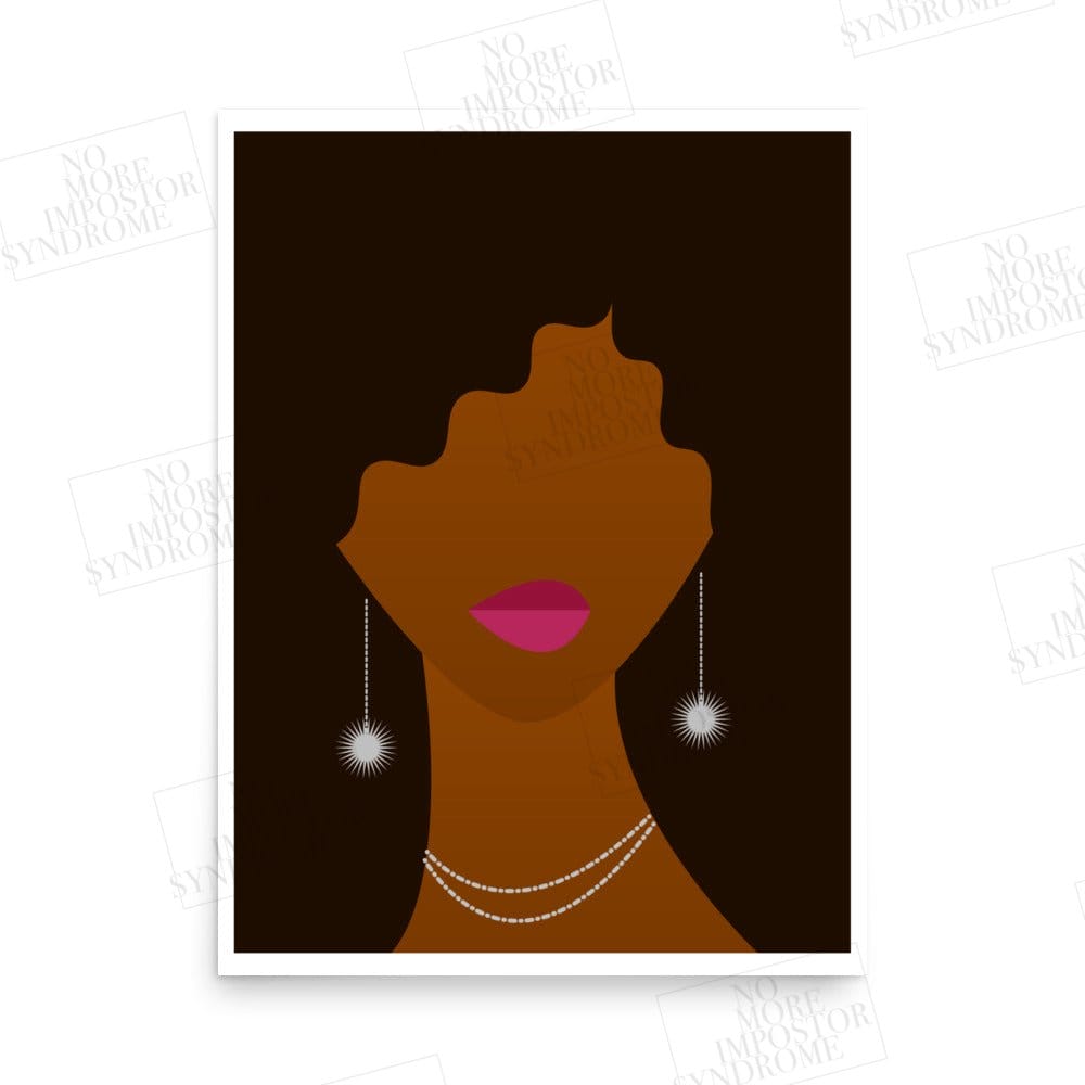 The Girls - Brunette - Art Print