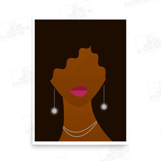 The Girls - Brunette - Art Print