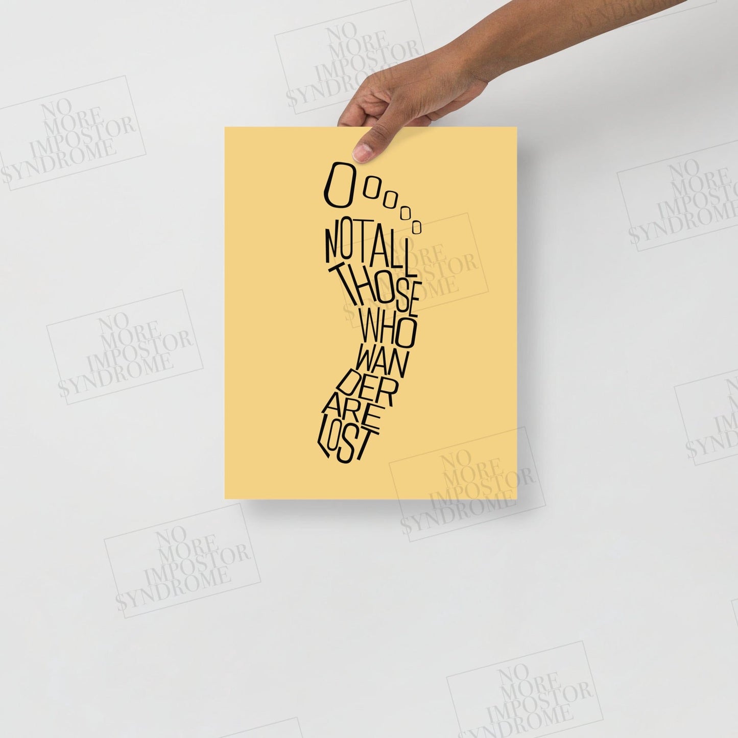 Not All Those Who Wander Are Lost - Art Print