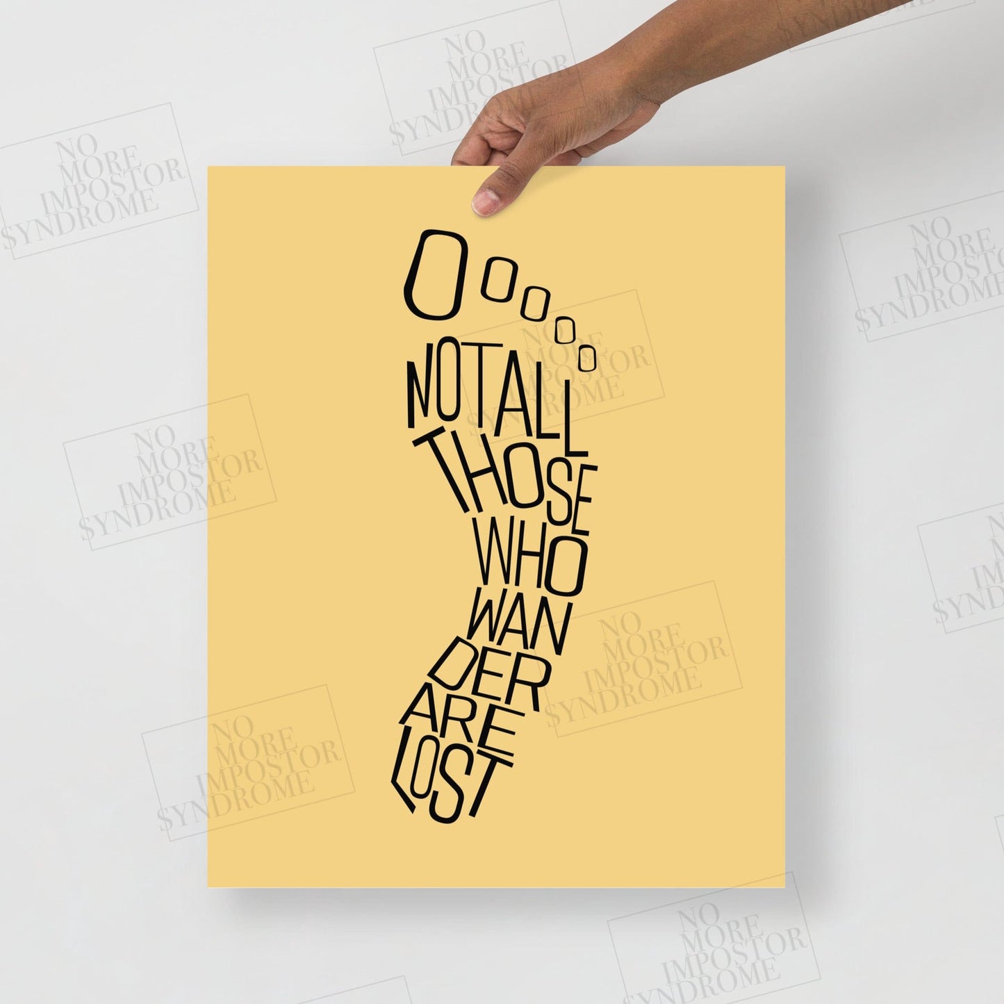Not All Those Who Wander Are Lost - Art Print