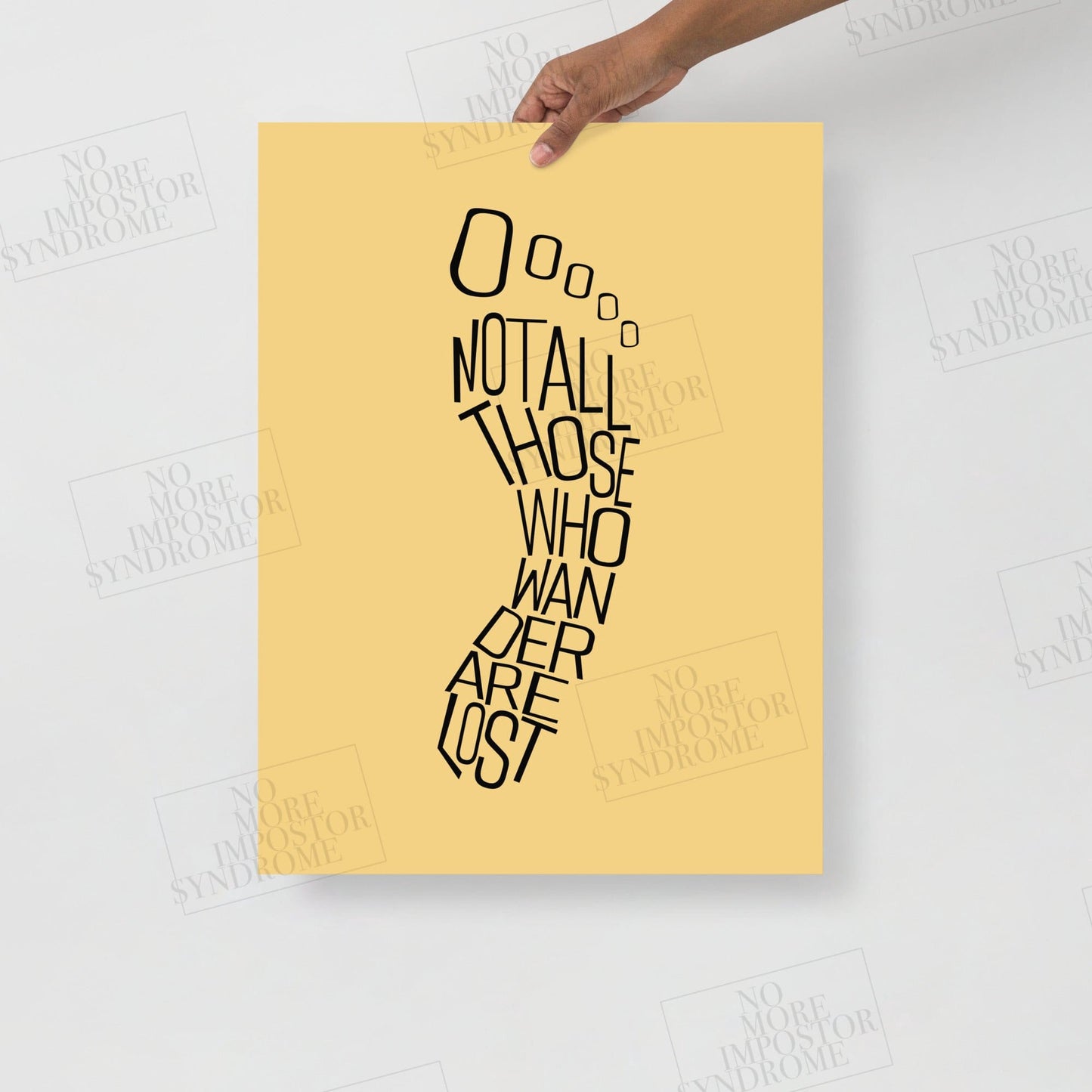 Not All Those Who Wander Are Lost - Art Print