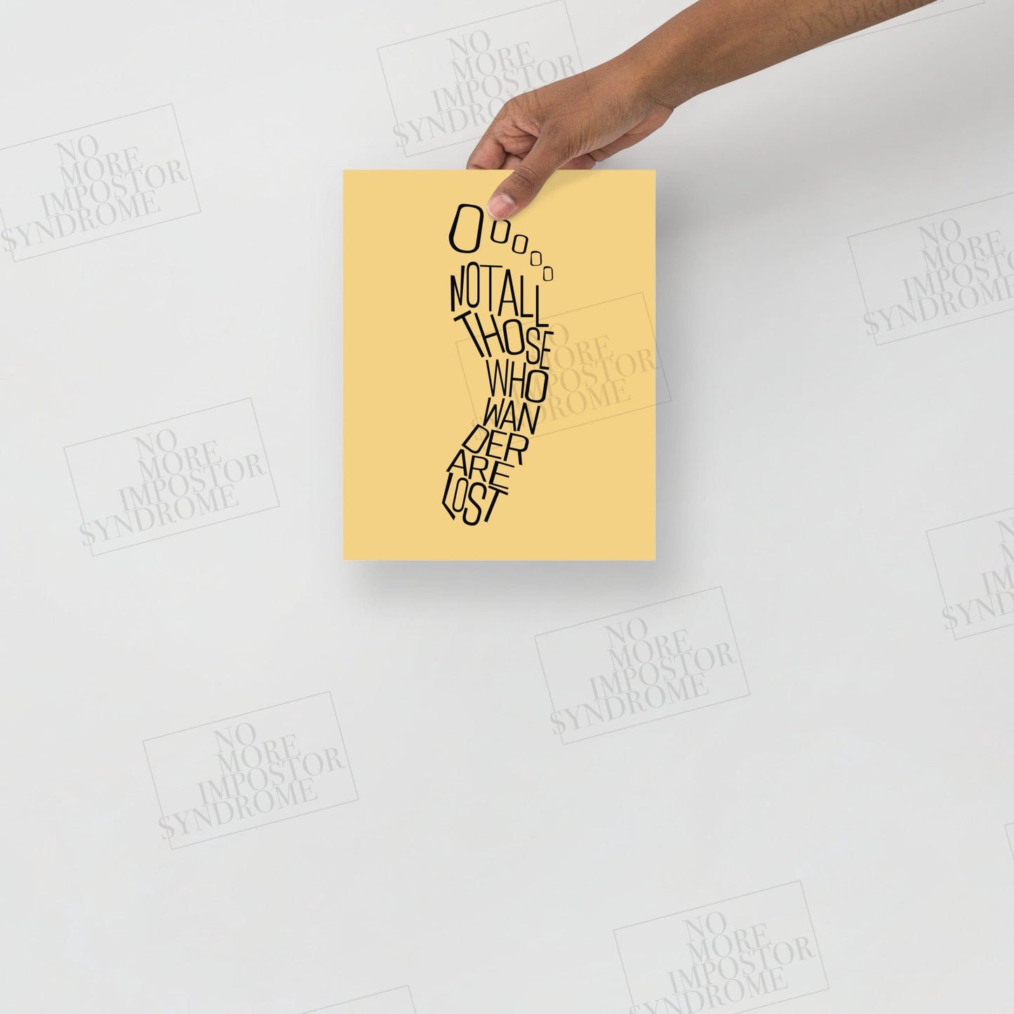 Not All Those Who Wander Are Lost - Art Print