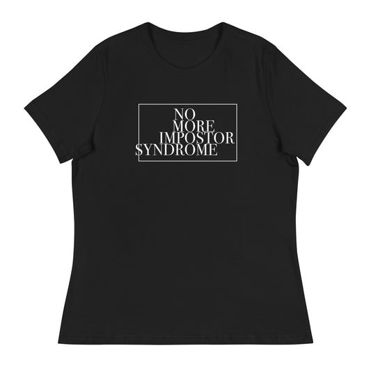 No More Impostor Syndrome Relaxed Women's Logo Tee